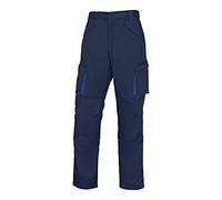 Delta Plus M2GI2VEGT Mach2 - Chaleco de trabajo (poliéster y algodón), 3XL, Azul marino y azul real.