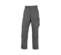 Delta Plus M2GI2VEGT Mach2 - Chaleco de trabajo (poliéster y algodón), L, Gris-Naranja
