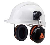 Delta Plus Magny Casco 2 Negro SNR 30 Hard Hat Clip On Ear Defenders Protector auditivo