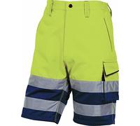 Delta Plus Panoply PHBER - Pantalones cortos de alta visibilidad para hombre