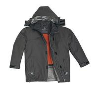Delta plus - Parka duncan poliester ripstop gris talla -m