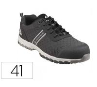 Deltaplus Boston Zapato de Seguridad Deportivo Negro Talla 41