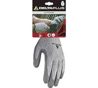 Deltaplus DPVECUT34GR07 Econocut - Guante de punto fino con palma recubierta de poliuretano, división de 13, gris, talla 07
