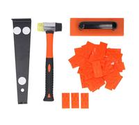 Demeras Kit de Instalación de Pisos de Madera Laminada de 43 Piezas con Mazo de Goma Suave y Barra de Tracción para Mejoras del Hogar 295 Mm/312 Mm
