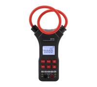 Demeras Medidor de Pinza Flexible Medidor de Corriente de Bobina Flexible Digital con Amplio Rango para Pruebas Eléctricas, Material ABS, 1 Unidad