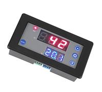 Demeras Módulo de relé de Retardo de Sincronización Digital 12 V | Corriente máxima de 10 A, cuenta con ajustes de temporizador ajustables, versátil para paneles de control y alarmas.
