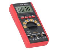 Demeras Multímetro Digital Pantalla HD Compacta y Precisa Probador de Corriente de Voltaje Anti-quemaduras para Entusiastas del Bricolaje Material ABS