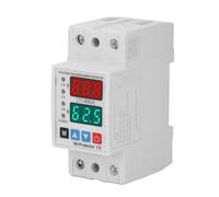 Demeras Protector de Sobretensión Ajustable AC220V 63A Dispositivo de Protección para Aparatos Eléctricos Material de PC Retardante de Llama