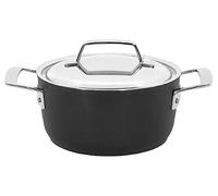 Demeyere 40851-172-0 Alu Pro - Olla con tapa (capacidad 2 L), color negro