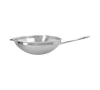 Demeyere Apollo 7 Wok fondo plano 36 cm, 18/10 Acero inoxidable, Plata