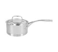 Demeyere Atlantis 7 Cazo con tapa 16 cm, 18/10 Acero inoxidable, Plata