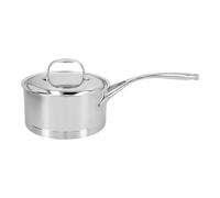 Demeyere Atlantis 7 Cazo con tapa 18 cm, 18/10 Acero inoxidable, Plata