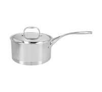 Demeyere Atlantis 7 Cazo con tapa 20 cm, 18/10 Acero inoxidable, Plata