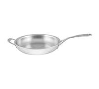 DEMEYERE Atlantis Proline - Sartén con asa (acero inoxidable, 28 cm) | Apto para horno hasta 260 °C, acabado Silvinox resistente a huellas dactilares, asas que se mantienen frías