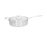 Demeyere Industry 5 - Sartén con tapa (28 cm, 5,7 L, acero inoxidable 18/10)