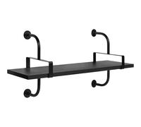 GUBI Estantería Démon 1 balda 95 cm Black stained ash