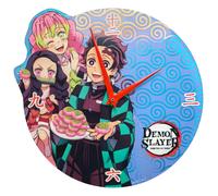 Demon slayer: kimetsu no yaiba reloj de pared holographic