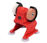 Denash Mini Amoladora de Banco, Pulidora de Lijadora Eléctrica, 48-11-1828 Rectificadora de Sobremesa Compatible con Baterías para Pulir Madera, Metal y Joyería