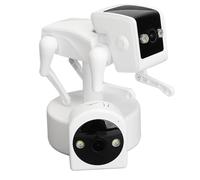 Denash Monitor Interior de WiFi de la Detección de AI de la Cámara de | Detección Humana por IA, Vista Giratoria de 360°, Monitoreo de Doble Lente, Conexión WiFi 5G, Dispositivo de Seguridad