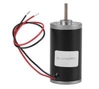 Denash Motor DC de imán Permanente de Alta Potencia, 31ZY 6V / 12V / 24V 3500-8000rpm Motor de Cepillo de carbón DC magnético Permanente Motor DC CW/CCW de Alta Velocidad para generador de Bricolaje