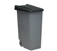 Denox Contenedor Reciclaje 85 Litros Cerrado Encajable con Ruedas