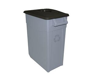 Denox DEN005 Contenedor Zeus 65 litros Abierto, Negro, 585x290x670 mm