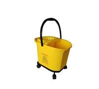 Denox DEN354 Fregasuelos Oval 14L, Amarillo, 400x285x290 mm