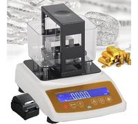Densímetro De Metales Preciosos, Probador De Oro Electrónico Con Precisión De Pesaje De 0.01 G/0.005 G/0.001 G, Máquina Probadora De Pureza De Oro Para Plata, Oro De Paladio(W/Printer,XF3203K)