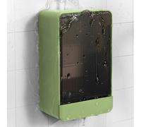 DENTSHIELD Jaboneras montadas en la Pared para Ducha, Soporte para Barra de jabón de Ducha, Caja de jabón de Almacenamiento de baño, Caja de jabón Kitsch, autoadhesiva sin taladros (Verde)