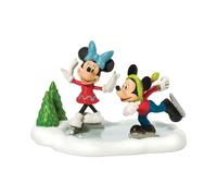 Departamento 56 Disney Village Accessory Figura Decorativa, Patinaje sobre Hielo