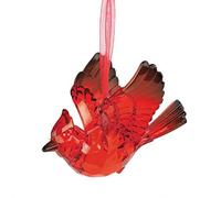 Department 56 Christmas Basics - Adorno Colgante para pájaro, 8.8 cm, Color Rojo