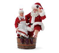 Department 56 Possible Dreams Bon Apetit - Figura navideña de Papá Noel y la señora Claus, 10.5 Pulgadas, Multicolor