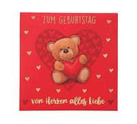 Depesche 0011694-040 - Tarjeta de felicitación de cumpleaños plegable con música, elementos de luz y un mensaje original, incluye sobre, formato 15,5 x 15,5 cm
