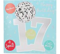 Depesche 11515-028 - Tarjeta de Felicitacion Cumpleaños con número 18 (15,5 x 15,5 cm), diseño con texto en el interior