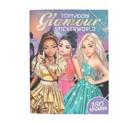 Depesche 13232 TOPModel Glamour - Libro de Adhesivos con 20 páginas para diseñar Bonitos Motivos de Modelos, Incluye 3 Adhesivos a Doble página