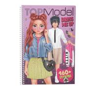 Depesche 13387 – Libro de pegatinas TOPModel Rebel Kitty Dress Me Up, 20 páginas, incluye 7 hojas