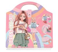 Depesche 13574 TOPModel - Libro de Pegatinas Dress Me Up con 20 páginas de Motivos de Bailarinas preimpresos para diseñar tú Mismo, Incluye Papel de diseño y 5 Hojas de Pegatinas