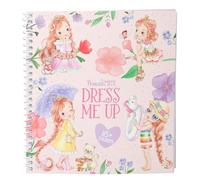 Depesche 13577 Princess Mimi - Libro de pegatinas Dress Me Up con 24 páginas para diseñar trajes de princesa, incluye 10 hojas de pegatinas