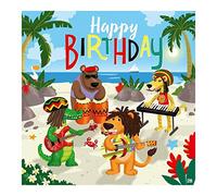 Depesche Tarjeta de felicitación con música, divertida tarjeta de cumpleaños con diseño colorido, texto a juego y texto en el interior, incluye sobre de 17 x 16,5 cm