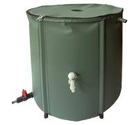 Depósito de aguas pluviales plegable (380 l, Verde)