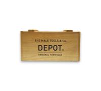 Depot, expo, empty wooden box, light brown, 26 x 15 x 12 cm