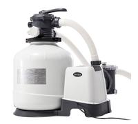 Intex Krystal Clear Sand Filter Pump 12.000l/h Blanco