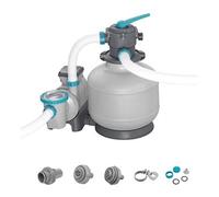 Depuradora Con Filtro De Arena Para Piscinas Desmontables Bestway De 11.355 L/h Compatible Con Válvulas De Rosca De 32 Mm Y 38 Mm