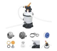 Depuradora Con Filtro De Arena Para Piscinas Desmontables Bestway De 3.028 Litros/hora Conexión 32 Mm