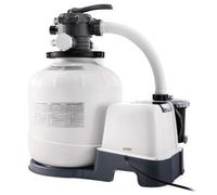 Intex Qx2600 Treatment Plant Sand Filter With Saline Chlorination Krystal Clear 11g/h 56800 L Plateado