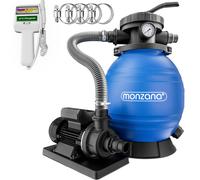 Depuradora piscina sistema filtro de arena 10200L/h 4 vías