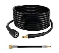 DERASL 10M Manguera De Alta Presión De Kärcher，Click Bayoneta a M22 Hembra para Karcher K2, Atornillar el Adaptador de Conexión Rápida para Kärcher K2 K3 K4 K5 K6 K7