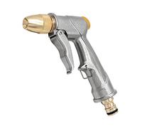 DERASL Pistola pulverizadora de Metal para Manguera de jardín,Boquilla de pulverización de Alta presión Resistente,Lavado de Limpieza de Automóvil/Riego del Césped,Limpieza de Jardines