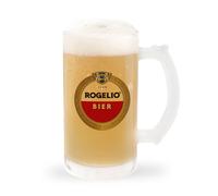 DEREGALOOS Jarra de Cerveza "BIER" Personalizada con Nombre y Fecha