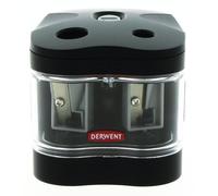 Derwent 2302332 - Sacapuntas Eléctrico de Doble Orificio, Calidad Profesional